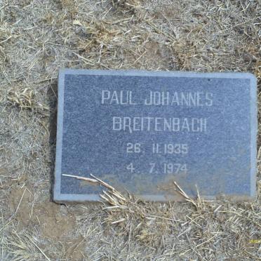 BREITENBACH Paul Johannes 1935-1974