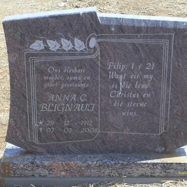 BLIGNAUT Anna C. 1912-2008