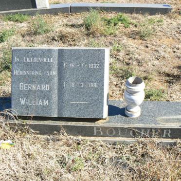 BOUCHER Bernard William 1932-1991