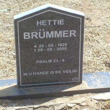 BRUMMER Hettie 1926-2008