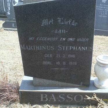 BASSON Marthinus Stephanus 1916-1976