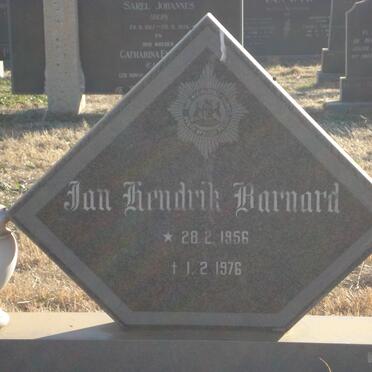 BARNARD Jan Hendrik 1956-1976