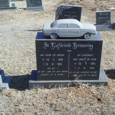 COETZEE ? 1963-1993 :: COETZEE Johan 1958-1985