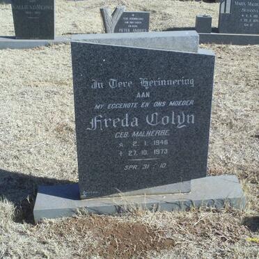 COLYN Freda nee MALHERBE 1946-1973