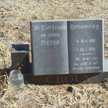 CROUS Pieter 1951-1976