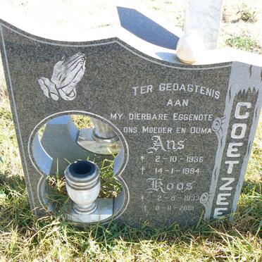 COETZEE Koos 1933-2001 &amp; Ans 1936-1994