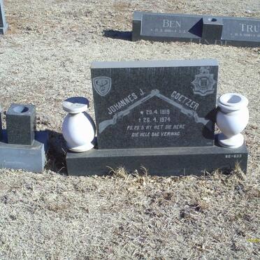 COETZER Johannes J. 1915-1974