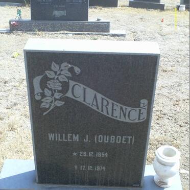 CLARENCE Willem J. 1954-1974