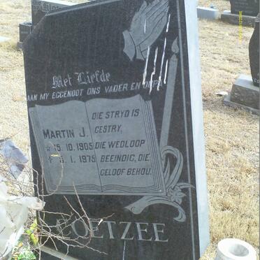 COETZEE Martin J. 1905-1975