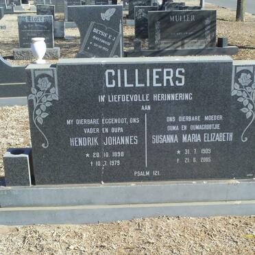 CILLIERS Hendrik Johannes 1898-1979 &amp; Susanna Maria Elizabeth 1909-2005