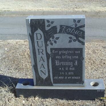 DURAN Henning J. 1956-1973