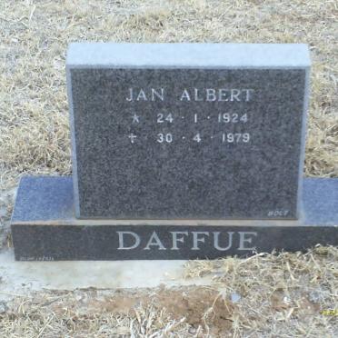 DAFFUE Jan Albert 1924-1979