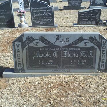 ELS Izaak C. 1911-1994 &amp; Maria E.J. 1920-1991