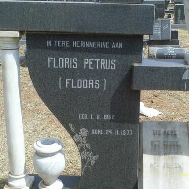 ERASMUS Floris Petrus 1952-1977 &amp; Maria Magrietha VILJOEN 1953-1977  