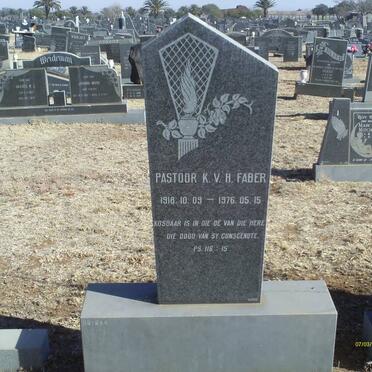 FABER K.V.H. 1918-1976