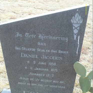 FOURIE Daniel Jacobus 1958-1975