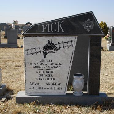 FICK Neval Andrew 1952-1994