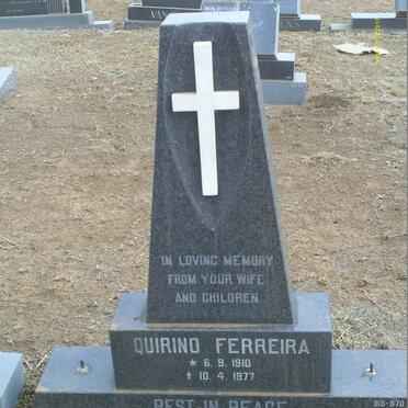 FERREIRA Quirino 1910-1977