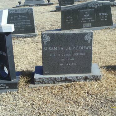 GOUWS Susanna J.E.P. 1908-1973
