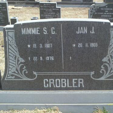 GROBLER Jan J. 1905- &amp; Mimmie S.C. 1907-1976