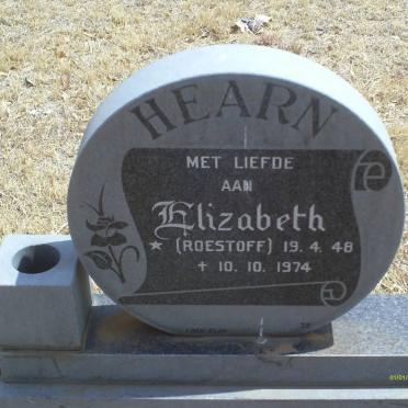HEARN Elizabeth nee ROESTOFF 1948-1974
