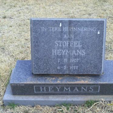 HEYMANS Stoffel 1907-1977
