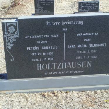 HOLTZHAUSEN Petrus Cornelis 1898-1981 &amp; Anna Maria BLIGNAUT 1907-1982