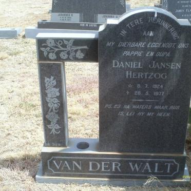 HERTZOG Daniel Jansen 1924-1977