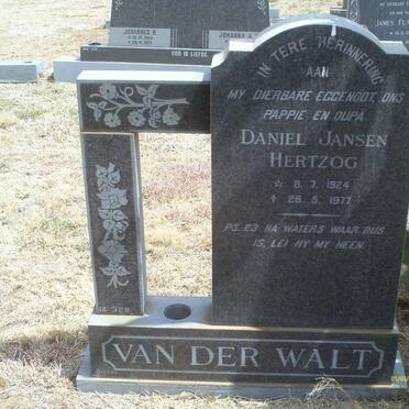 HERTZOG Daniel Jansen 1924-1977