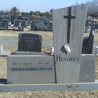 HUGHES David Hart 1911-1973 &amp; Rhoda Johanna 1910-1988
