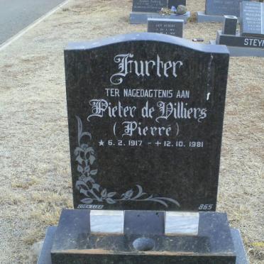HURTER Pieter de Villiers 1917-1981