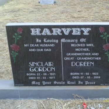 HARVEY Sinclair Gordon 1921-1977 &amp; Doreen 1923-2009