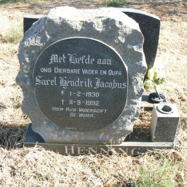 HENNING Sarel Hendrik Jacobus 1930-1992