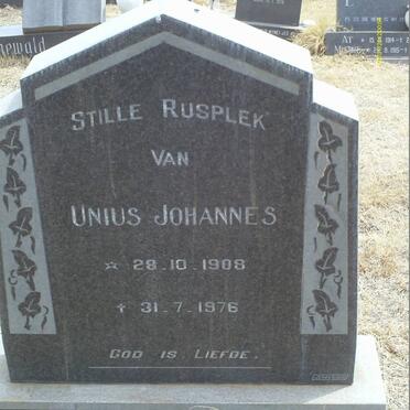 JOOSTE Unius Johannes 1908-1976