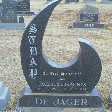 JAGER Jacobus Johannes, de 1934-1979