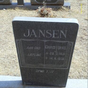 JANSEN Christoffel 1931-1975