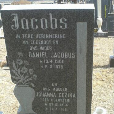 JACOBS Daniel Jacobus 1900-1975