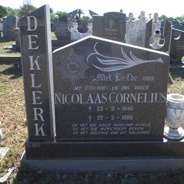 KLERK Nicolaas Cornelius, de 1945-1989