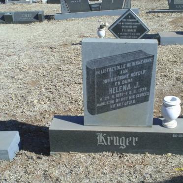 KRUGER Helena J. 1897-1974