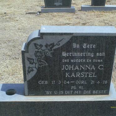 KARSTEL Johanna C. 1904-1978