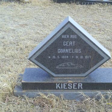 KIESER Gert Cornelius 1934-1977