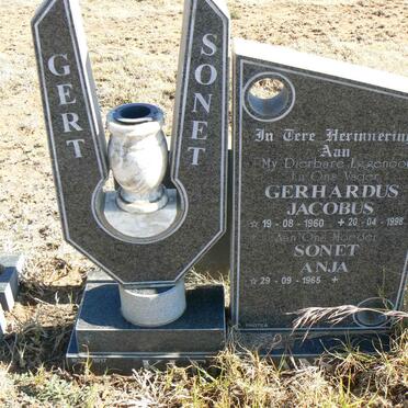 KLEYNHANS Gerhardus Jacobus 1960-1998 &amp; Sonet Anja 1965-