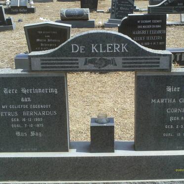 KLERK Petrus Bernardus, de 1905-1975 &amp; Martha Gertruida Cornelia RAS 1907-1992