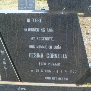 LAMBINON Gesina Cornelia nee PIENAAR 1905-1977