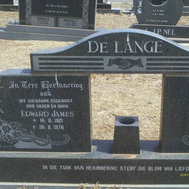 LANGE Edward James, de 1921-1976