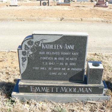 MOOLMAN Kathleen-Anne, EMMETT 1947-1990