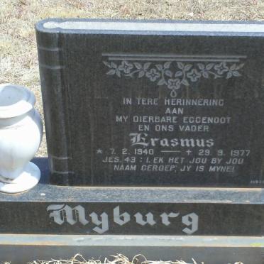 MYBURG Erasmus 1940-1977