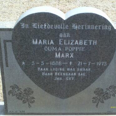 MARX Maria Elizabeth 1888-1975