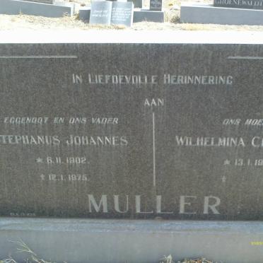 MULLER Stephanus Johannes 1902-1975 &amp; Wilhelmina Christina 1919-