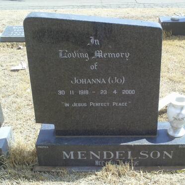 MENDELSON Johanna 1918-2000